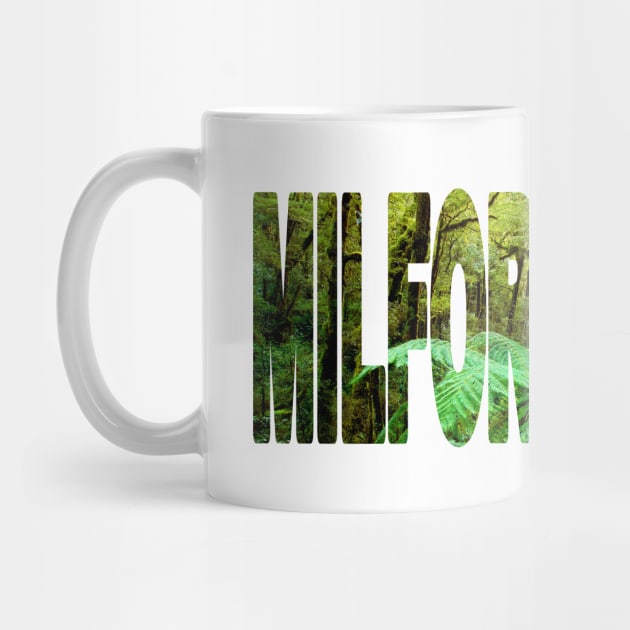 MILFORD SOUND - South Island New Zealand Fangorn by TouristMerch